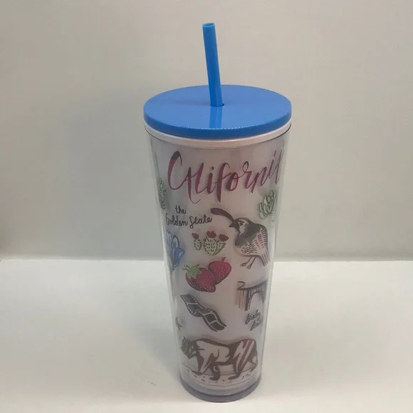 Starbucks | Kitchen | Starbucks California 24oz Venti Cold Cup Traveler  Tumbler | Poshmark